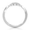 Thumbnail Image 2 of J'Lure Lab-Grown Diamond Scalloped Wedding Band 1/6 ct tw 18K White Gold