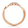 Thumbnail Image 2 of J'Lure Lab-Grown Diamond Scalloped Wedding Band 1/6 ct tw 18K Rose Gold