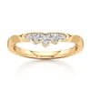 Thumbnail Image 1 of J'Lure Lab-Grown Diamond Scalloped Wedding Band 1/5 ct tw 18K Yellow Gold