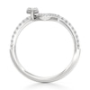 Thumbnail Image 2 of J'Lure Lozenge Step-Cut Lab-Grown Diamond Contour Wedding Band 3/8 ct tw 18K White Gold