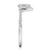 Thumbnail Image 3 of J'Lure Lozenge Step-Cut Lab-Grown Diamond Contour Wedding Band 3/8 ct tw 18K White Gold