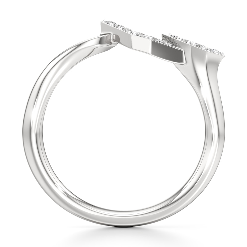 Main Image 2 of J'Lure Lab-Grown Diamond Wedding Band 1/15 ct tw 18K White Gold