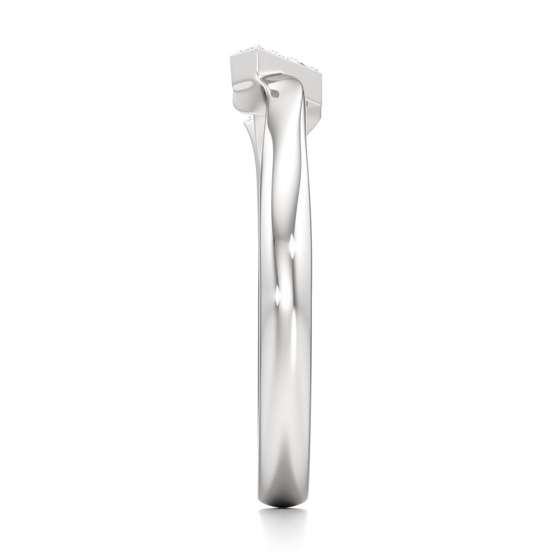 Main Image 3 of J'Lure Lab-Grown Diamond Wedding Band 1/15 ct tw 18K White Gold