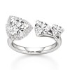 Thumbnail Image 1 of J'Lure Trillion Curved Brilliant-Cut Lab-Grown Diamond Engagement Ring 2-1/5 ct tw 18K White Gold
