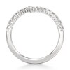 Thumbnail Image 2 of J'Lure Lab-Created Diamond Contour Wedding Band 1/3 ct tw 18K White Gold