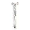 Thumbnail Image 3 of J'Lure Lab-Created Diamond Contour Wedding Band 1/3 ct tw 18K White Gold