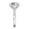 Thumbnail Image 3 of J'Lure Imperial-Emerald Step-Cut Lab-Grown Diamond Bypass Engagement Ring 3-1/2 ct tw 18K White Gold