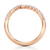 Thumbnail Image 2 of J'Lure Lab-Grown Diamond Contour Wedding Band 3/8 ct tw 18K Rose Gold