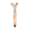 Thumbnail Image 3 of J'Lure Lab-Grown Diamond Contour Wedding Band 3/8 ct tw 18K Rose Gold