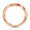 Thumbnail Image 2 of J'Lure Lab-Grown Diamond Contour Wedding Band 1/5 ct tw 18K Rose Gold