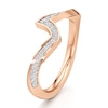 Thumbnail Image 4 of J'Lure Lab-Grown Diamond Contour Wedding Band 1/5 ct tw 18K Rose Gold