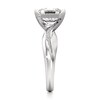 Thumbnail Image 3 of J'Lure Octagon Step-Cut Lab-Created Diamond Bypass Engagement Ring 2-1/6 ct tw 18K White Gold