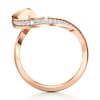 Thumbnail Image 2 of J'Lure Lab-Grown Diamond Contour Wedding Band 1/5 ct tw 18K Rose Gold