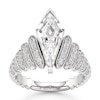 Thumbnail Image 1 of J'Lure Kite Step-Cut Lab-Grown Diamond Engagement Ring 2-3/8 ct tw 18K White Gold
