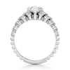 Thumbnail Image 2 of J'Lure Kite Step-Cut Lab-Grown Diamond Engagement Ring 2-3/8 ct tw 18K White Gold