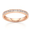 Thumbnail Image 1 of J'Lure Baguette & Round-Cut Lab-Grown Diamond Wedding Band 3/8 ct tw 18K Rose Gold
