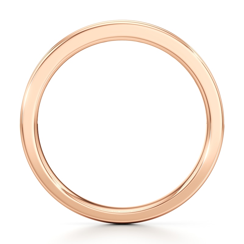 Main Image 2 of J'Lure Baguette & Round-Cut Lab-Grown Diamond Wedding Band 3/8 ct tw 18K Rose Gold