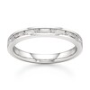 Thumbnail Image 1 of J'Lure Baguette & Round-Cut Lab-Grown Diamond Wedding Band 3/8 ct tw 18K White Gold