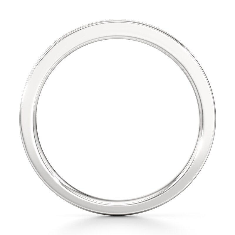 Main Image 2 of J'Lure Baguette & Round-Cut Lab-Grown Diamond Wedding Band 3/8 ct tw 18K White Gold