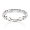 Thumbnail Image 1 of J'Lure Baguette & Round-Cut Lab-Created Diamond Wedding Band 3/8 ct tw 18K White Gold