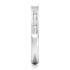 Thumbnail Image 3 of J'Lure Baguette & Round-Cut Lab-Created Diamond Wedding Band 3/8 ct tw 18K White Gold