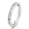 Thumbnail Image 4 of J'Lure Baguette & Round-Cut Lab-Created Diamond Wedding Band 3/8 ct tw 18K White Gold
