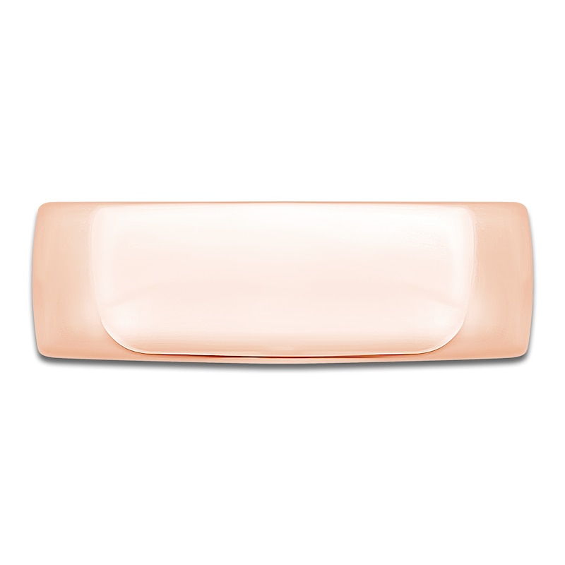 Main Image 3 of Men's Comfort-Fit Wedding Band 10K Rose Gold 7mm