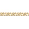 Thumbnail Image 2 of Curb Chain Necklace & Bracelet Gift Set Yellow Ion-Plated Stainless Steel