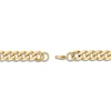Thumbnail Image 3 of Curb Chain Necklace & Bracelet Gift Set Yellow Ion-Plated Stainless Steel