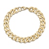 Thumbnail Image 4 of Curb Chain Necklace & Bracelet Gift Set Yellow Ion-Plated Stainless Steel