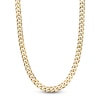Thumbnail Image 5 of Curb Chain Necklace & Bracelet Gift Set Yellow Ion-Plated Stainless Steel