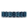 Thumbnail Image 3 of Pnina Tornai Octagon-Cut London Blue Topaz Anniversary Ring 14K White Gold