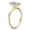 Thumbnail Image 2 of Certified Emerald-Cut Diamond Solitaire Engagement Ring 2 ct tw 18K Yellow Gold (SI2/G)