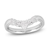 Thumbnail Image 1 of Storied Diamond Desert Sands of Eternity Pear-Shaped & Round-Cut Contour Anniversary Ring 5/8 ct tw Platinum