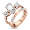 Thumbnail Image 2 of J'Lure Oval Portrait-Cut & Lozenge Step-Cut Lab-Grown Diamond Ring 2-1/8 ct tw 14K Rose Gold