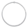 Thumbnail Image 1 of Shy Creation Baguette & Round-Cut Multi-Diamond Necklace 2-7/8 ct tw 14K White Gold SC55028121Z17