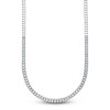 Thumbnail Image 2 of Shy Creation Baguette & Round-Cut Multi-Diamond Necklace 2-7/8 ct tw 14K White Gold SC55028121Z17