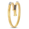 Thumbnail Image 3 of Le Vian Diamond Ribbed Flex Bangle Bracelet 1-1/8 ct tw 14K Honey Gold