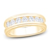 Thumbnail Image 1 of Men's Certified Diamond Channel Wedding Band 1 ct tw 14K Yellow Gold