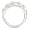 Thumbnail Image 4 of Diamond Twist Domed Fashion Ring 1/4 ct tw Sterling Silver