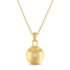 Thumbnail Image 1 of Diamond Circle Necklace 1/15 ct tw 14K Yellow Gold 18"