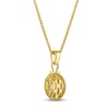 Thumbnail Image 3 of Diamond Circle Necklace 1/15 ct tw 14K Yellow Gold 18"