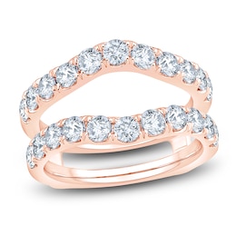 Lab-Grown Diamond Enhancer Ring 2 ct tw 14K Rose Gold