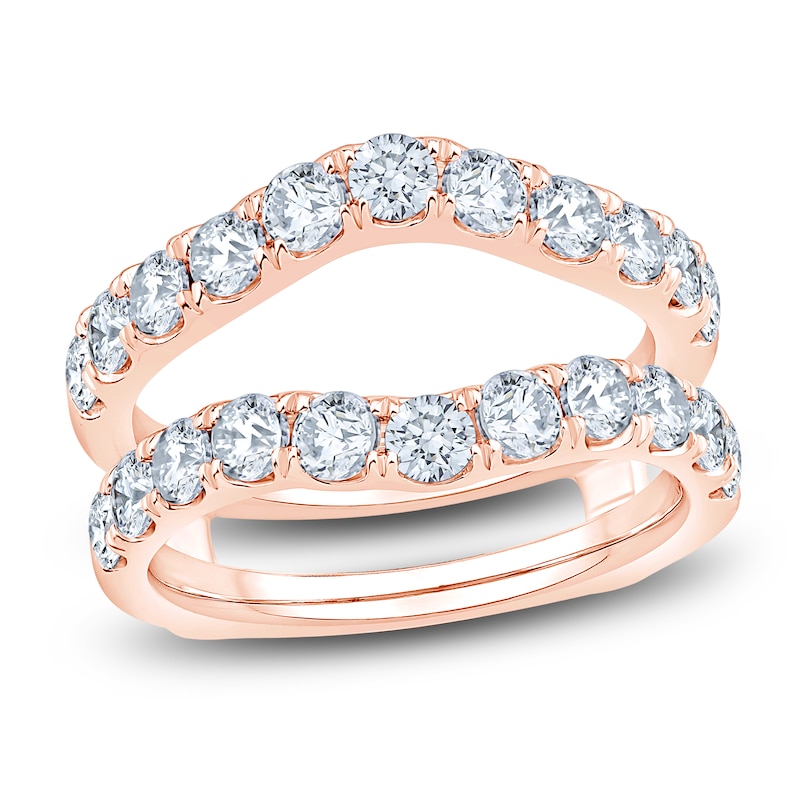 Main Image 1 of Lab-Grown Diamond Enhancer Ring 2 ct tw 14K Rose Gold