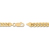 Thumbnail Image 3 of Cuban Curb Chain Bracelet 6.4mm Solid 14K Yellow Gold 8.5"