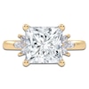 Thumbnail Image 3 of Princess-Cut Lab-Grown Diamond Engagement Ring 3-1/6 ct tw 14K Yellow Gold