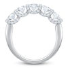 Thumbnail Image 2 of Certified Diamond Scalloped-Edge Anniversary Ring 1-1/2 ct tw 14K White Gold