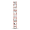 Thumbnail Image 3 of Cushion-Cut Lab-Grown Diamond Eternity Band 1-5/8 to 2 ct tw 14K Rose Gold