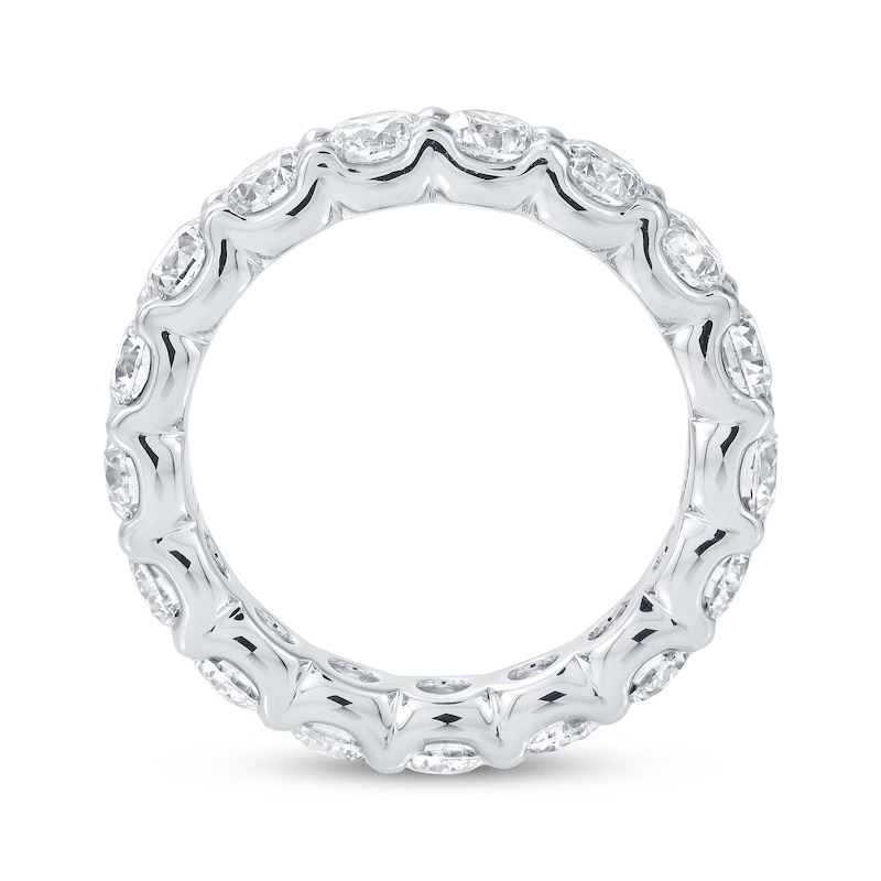 Main Image 3 of Lab-Grown Diamond Eternity Band 2-3/4 to 3-5/8 ct tw Platinum