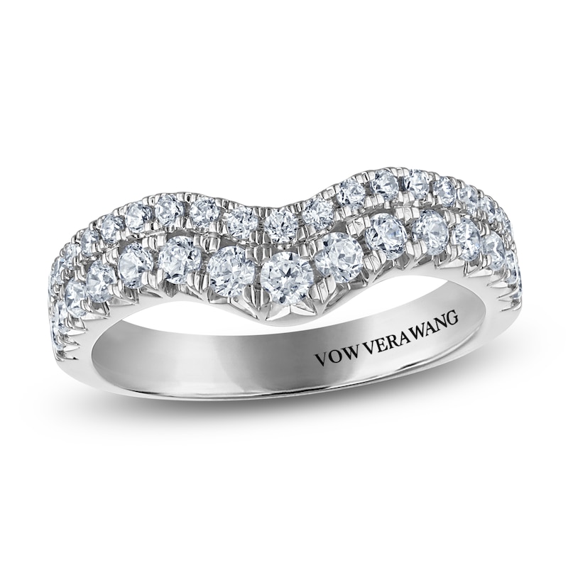 Main Image 1 of &nbsp;Vera Wang VOW Lab-Grown Diamond Contour Anniversary Ring 3/4 ct tw 14K White Gold